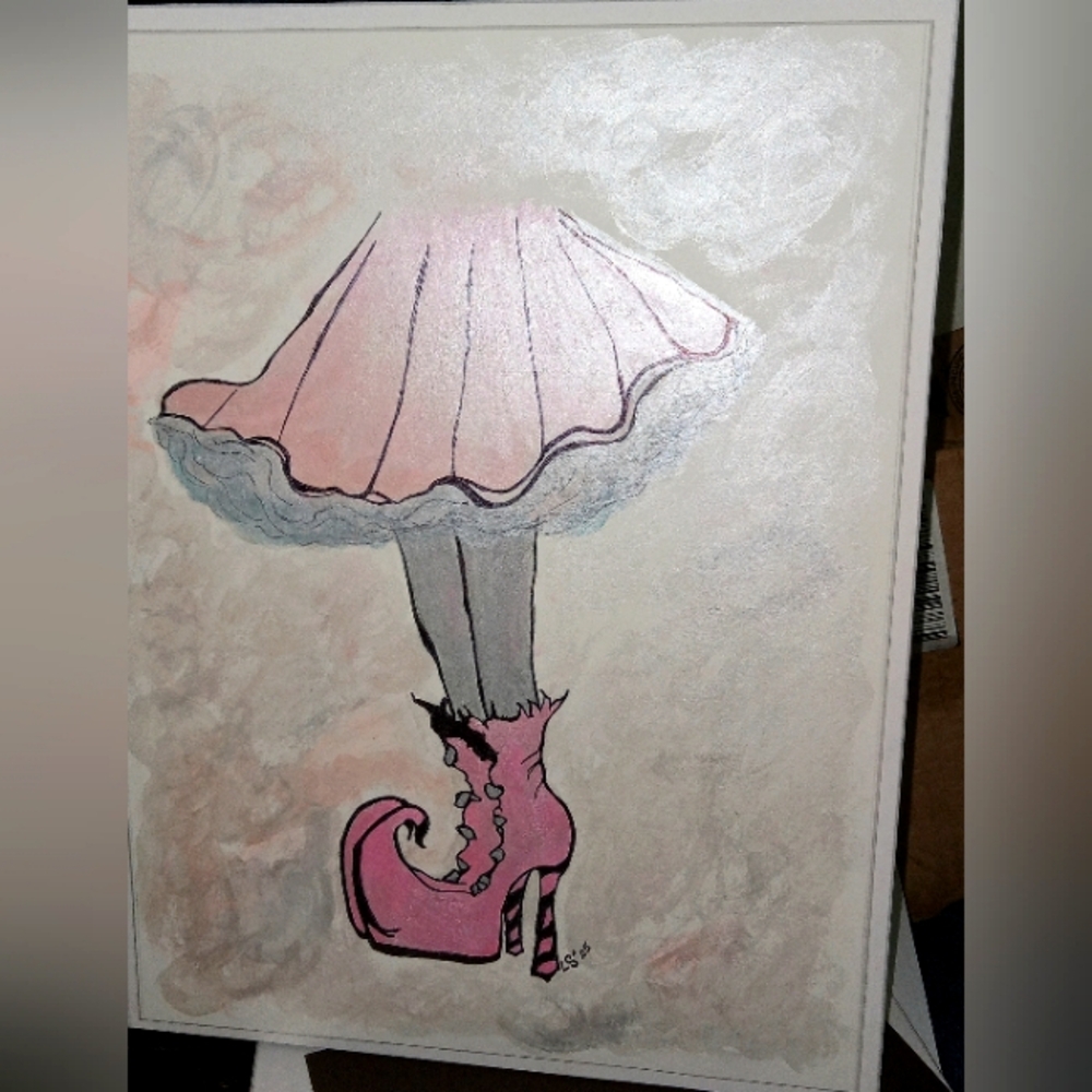 SALE!! #1 "Gothic Girlie" Collection, Original Painting By Lisa Shores